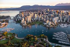 Aerial View of Downtown Vancouver