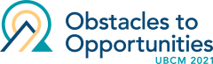 UBCM Obstacles to Opportunities logo